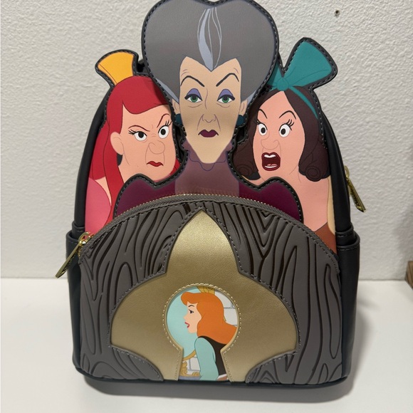 Evil Step Mother and Step Sisters Loungefly Villainous Disney Backpack